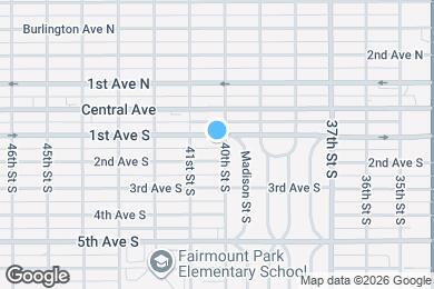 Map image of the property - 4010 1st Ave S