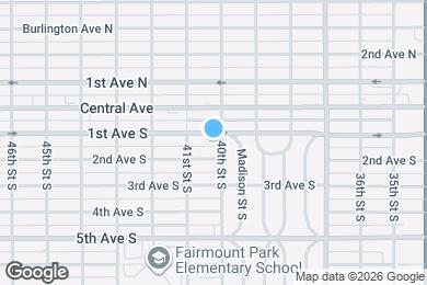 Map image of the property - 4010 1st Ave S