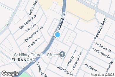 Map image of the property - 5332 Rosemead Blvd