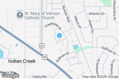 Map image of the property - 424 Tanglewood Ct