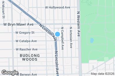 Map image of the property - 5507 N Lincoln Ave