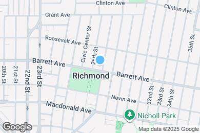 Map image of the property - 2619 Barrett Ave