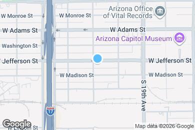 Map image of the property - 2041 W Jefferson St