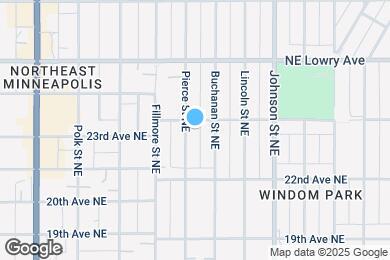Map image of the property - 2243 Pierce St NE