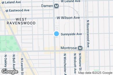 Map image of the property - 4449 N Damen Ave