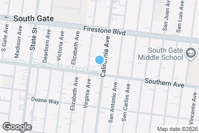 Map image of the property - 8989 California Ave
