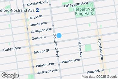 Map image of the property - 415 Gates Ave