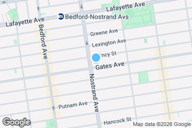 Map image of the property - GATES AVENUE