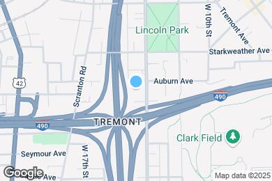 Map image of the property - 1417 Auburn Ave