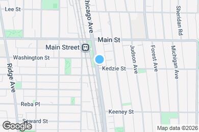 Map image of the property - 525 Kedzie St