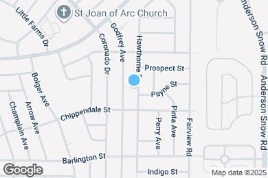 Map image of the property - 2297 Hawthorne Rd