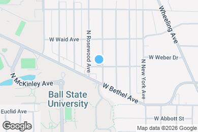 Map image of the property - 1606 W Bowman St
