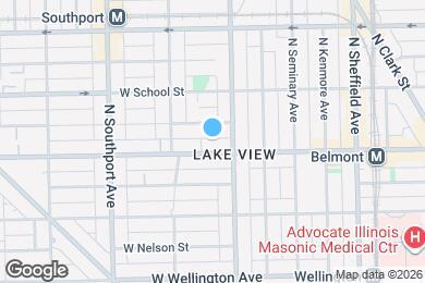 Map image of the property - 1218 W Belmont Ave
