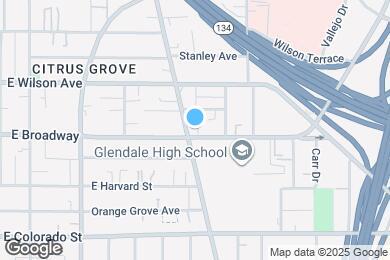 Map image of the property - 1401 E Broadway