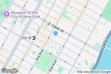 Map image of the property - East 105th Street