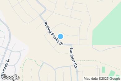 Map image of the property - 10499 Rolling Peaks Dr