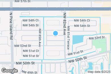 Map image of the property - 8250 NW 53rd St