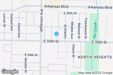 Map image of the property - 3503 Porter Ave