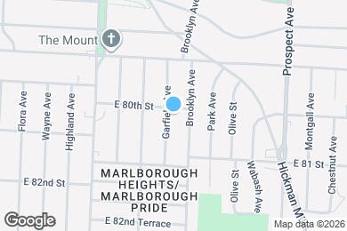 Map image of the property - 8003 Garfield Ave