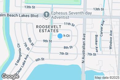 Map image of the property - 1353 9th St