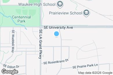 Map image of the property - 1320 SE Florence Dr