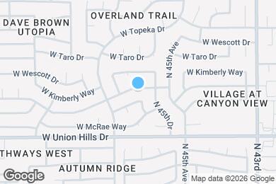 Map image of the property - 4601 W Morrow Dr