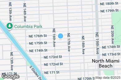 Map image of the property - 1645 NE 175th St