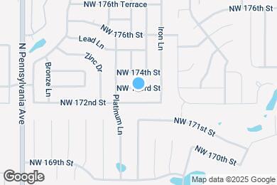Map image of the property - 1720 NW 173rd St