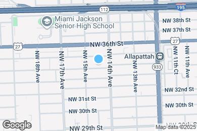 Map image of the property - 1443 NW 34th St