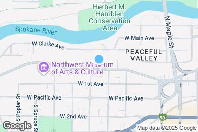 Map image of the property - 1916 W Riverside Ave