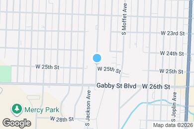 Map image of the property - 2425 S Jackson Ave
