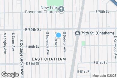 Map image of the property - 7935 S Ellis Ave