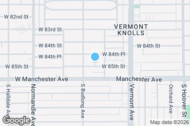 Map image of the property - 1125 W 85th St
