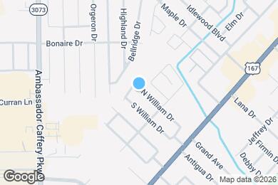 Map image of the property - 211 N William Dr