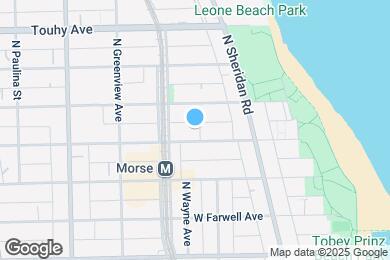 Map image of the property - 1322 W Lunt Ave