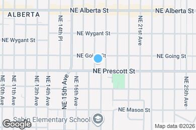 Map image of the property - 4522 NE 17th Ave