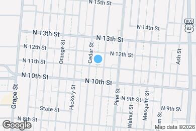 Map image of the property - 1126 N 11th St