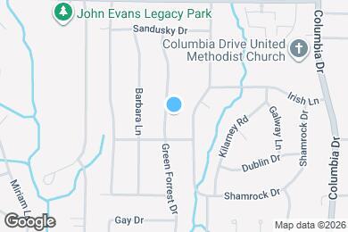 Map image of the property - 2148 Green Forrest Dr