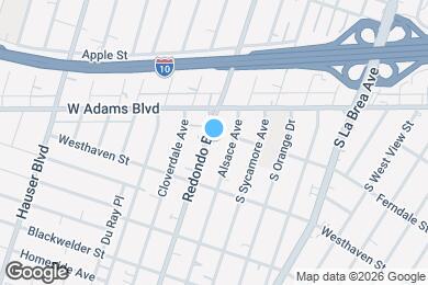 Map image of the property - 2634 S Redondo Blvd