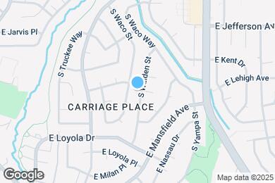 Map image of the property - 3719 S Walden St