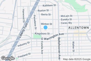 Map image of the property - 418 Edgemont St