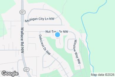 Map image of the property - 3357 Walnut Pl NW