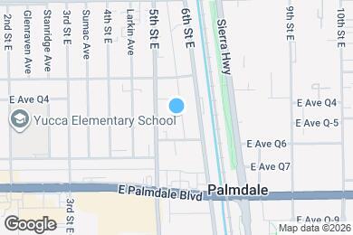Map image of the property - 522 E Ave Q5