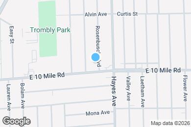 Map image of the property - 25107 Rosenbusch Blvd