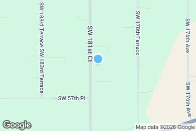 Map image of the property - 5553 SW 181st Ct