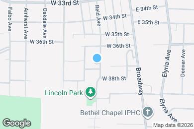 Map image of the property - 3650 Reid Ave