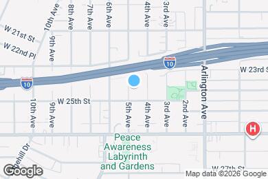 Map image of the property - 2412 5th Ave