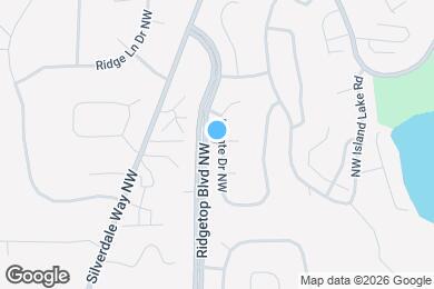 Map image of the property - 12917 Avante Dr NW