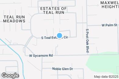 Map image of the property - 1123 S Teal Estates Cir