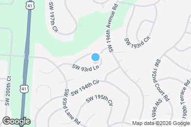 Map image of the property - 19615 SW 93rd Lane